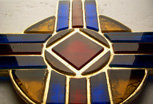 Diamond heart Celtic Cross Detail